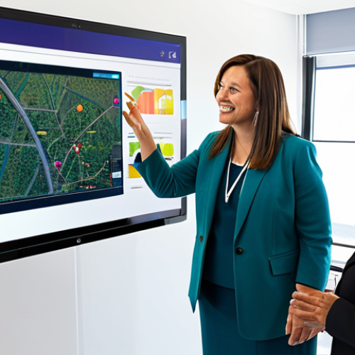 Home 4 A diverse group of professional educators, including a school principal and teachers, all fully clothed in modest business attire, are actively collaborating in a vibrant, modern school innovation lab. They are gathered around a large interactive screen displaying plans for a new digital agriculture curriculum tailored to local community needs. The background shows students engaged in project-based learning activities, emphasizing an adaptable and relevant educational approach.
* **Quality Modifiers**: professional photography, high-resolution, perfect anatomy, correct proportions, natural pose, well-formed hands, proper finger count, natural body proportions, sharp focus, natural lighting, optimistic atmosphere.
* **Safety Modifiers**: safe for work, appropriate content, fully clothed, professional, family-friendly.