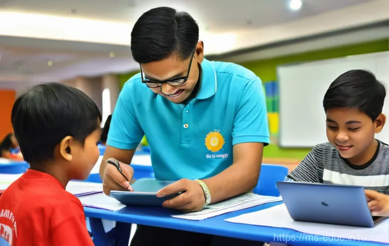 교육 행정가 리더십 - **Prompt:** A diverse group of Malaysian teachers, including Malay, Chinese, and Indian individuals,...